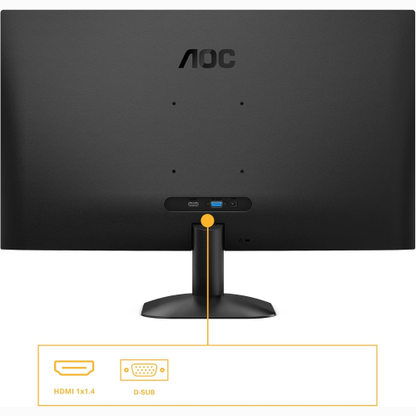Monitor Full HD 27" AOC 120 Hz, 1x D-Sub, 1x HDMI 1.4 IPS,